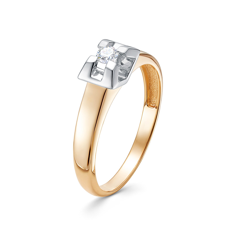 Кольцо, золото, бриллиант, 3778-110